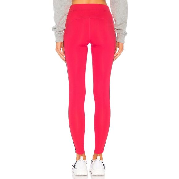 Ivy Park Women's Logo Elastic Leggings in Neon Pink & Black - Size S - Picture 2 of 11